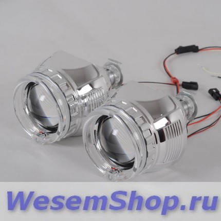 Биксеноновые линзы  Sho-me Angel eyes LED